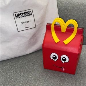 MOSCHINO COUTURE Happy Meal Bag Jeremy Scott NEW